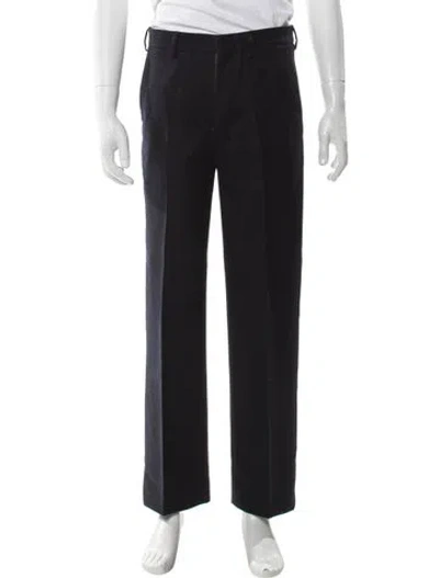 Pre-owned Prada Wool Dress Pants In Black