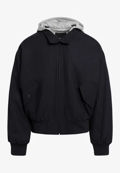 PRADA WOOL HOODED JACKET