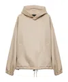 Prada Wool Hoodie In Limestone