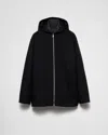 Prada Wool Jacket In Schwarz