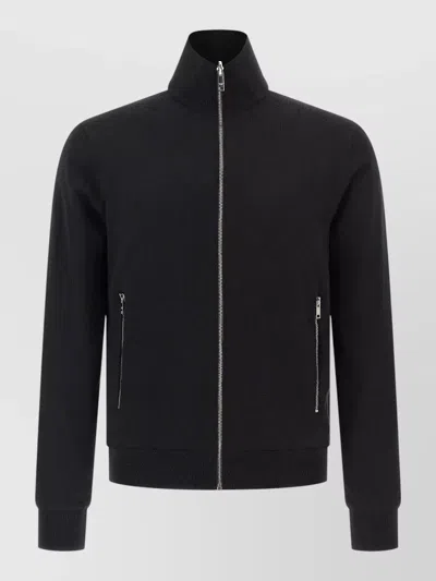 PRADA WOOL KNIT REVERSIBLE CARDIGAN HIGH COLLAR