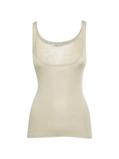 Pre-owned Prada Wool Knit Tank Top In Neutral