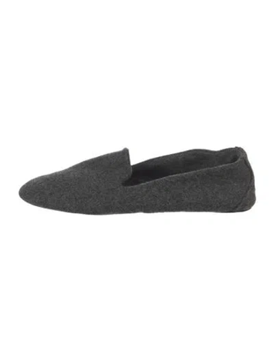 Pre-owned Prada Wool Loafers In Black