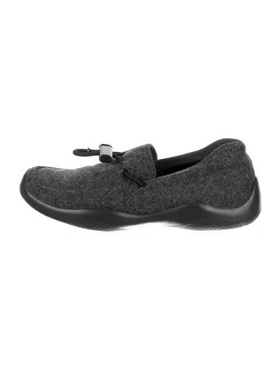 Pre-owned Prada Wool Mary Jane Flats In Multi