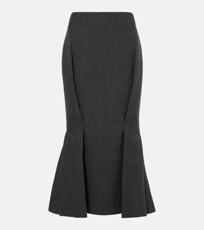 PRADA WOOL MIDI SKIRT