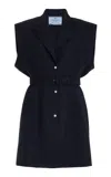 Prada Oversize Waistcoat In Navy