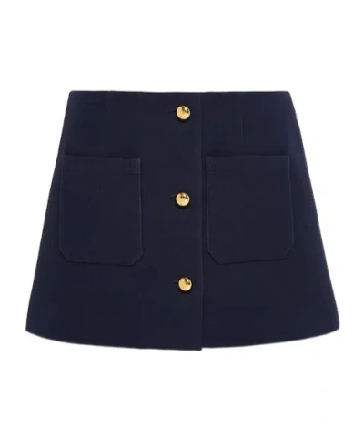 PRADA PRADA BUTTON-UP MINI SKIRT