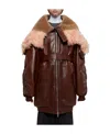 Prada Wool Overcoat With Large Outline In Brown
