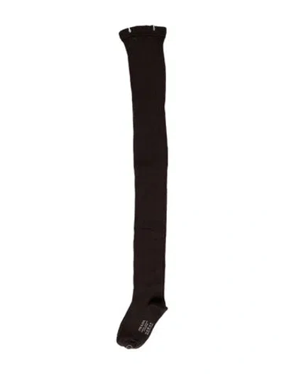 Pre-owned Prada Wool Over-the-knee In Brown