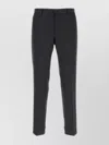 Prada Wool Pant With Back Pocket And Belt Loops In Black