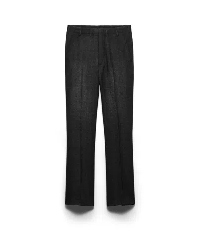 Prada Wool Pants In Black