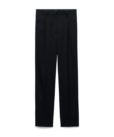 Prada Wool Pants In Black