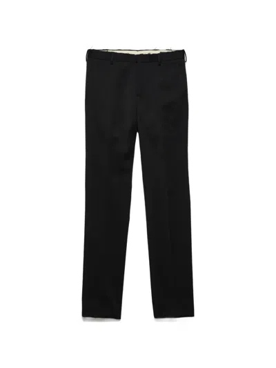 Prada Wool Pants In Black