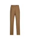 Prada Wool Pants In Brown