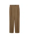 Prada Wool Pants In Brown
