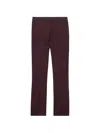 Prada Wool Pants In Burgundy