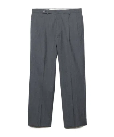 Prada Wool Pants In Gray