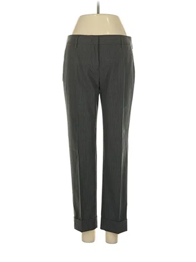 Pre-owned Prada Wool Pants In Gray