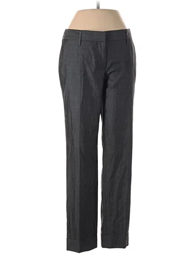 Pre-owned Prada Wool Pants In Gray