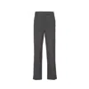 Prada Wool Pants Women In Grey