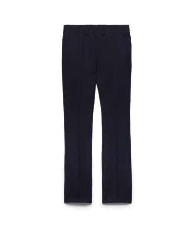Prada Wool Pants In Black