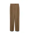 Prada Wool Pants In Brown