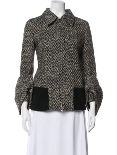 Pre-owned Prada Wool Printed Blazer In Multi