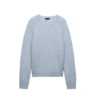PRADA PRADA LONG SLEEVED CREWNECK SWEATER