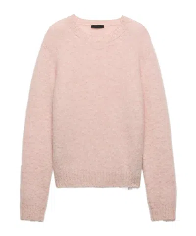 PRADA PRADA LONG SLEEVED CREWNECK JUMPER