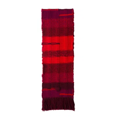 Prada Wool Scarf In Amaranth