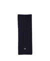 Prada Wool Scarf In White