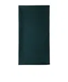 Prada Wool And Silk Scarf In Forest Green