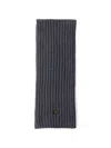 Prada Wool Scarf In Gray