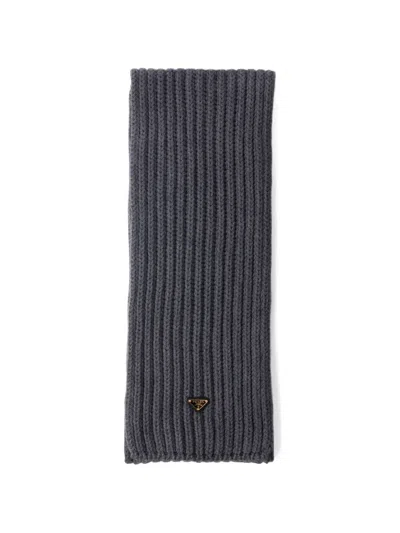 Prada Wool Scarf In Yellow