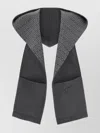 Prada Wool Scarf With Hooded Design And Pocket Detail