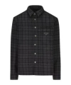 Prada Wool Shirt In Gray