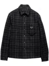 Prada Wool Shirt In Grey