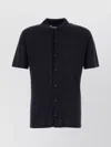 Prada Wool Shirt With Polo Collar And Short Sleeves