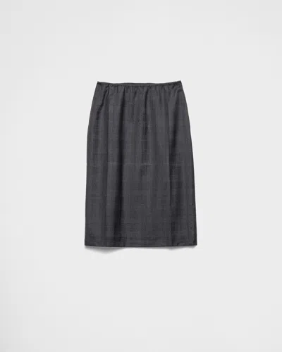 PRADA WOOL SKIRT