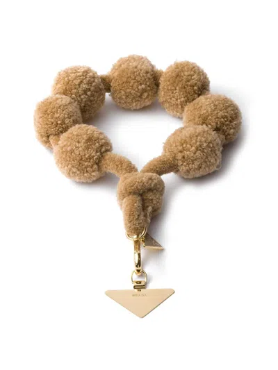 PRADA WOOL SMARTPHONE WRIST STRAP