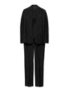 Prada Single-breasted Dress In Anthracite Gray Wool And Cashmere In Gray