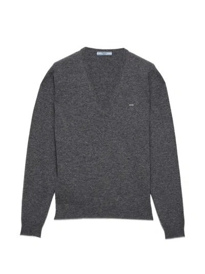 Prada Wool Sweater In Purple