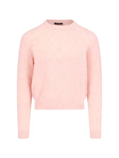 Prada Wool Sweater In Pink