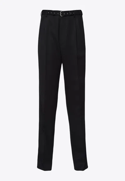 PRADA WOOL TAILORED PANTS