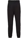 Prada Gabardine Tailored Trousers In Black