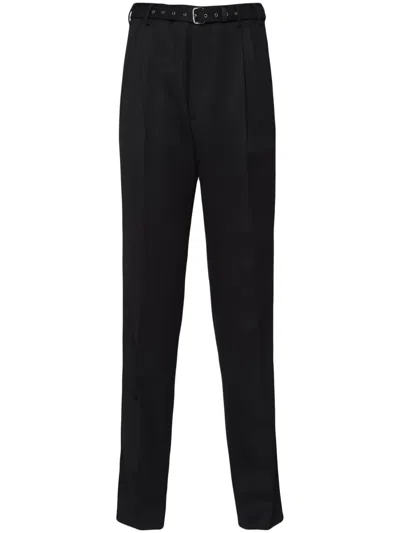 PRADA WOOL TAILORED TROUSERS