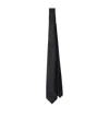 Prada Wool Tie In Black