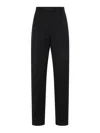 Prada Tailored Wool Pants In Black