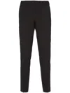 Prada Cropped Tailored Trousers In Black