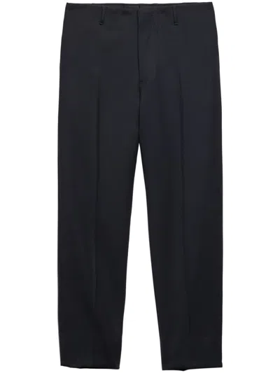 Prada Wool Trousers In Blau